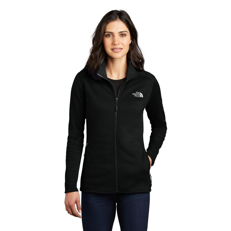 STRAYER The North Face ® Ladies Skyline Full-Zip Fleece Jacket-BLACK