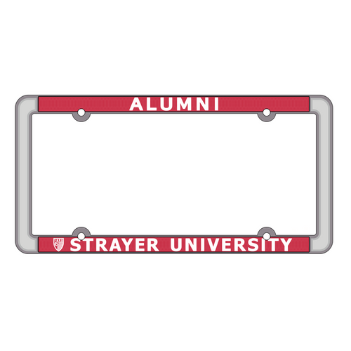 STRAYER ALUMNI License Plate Frame