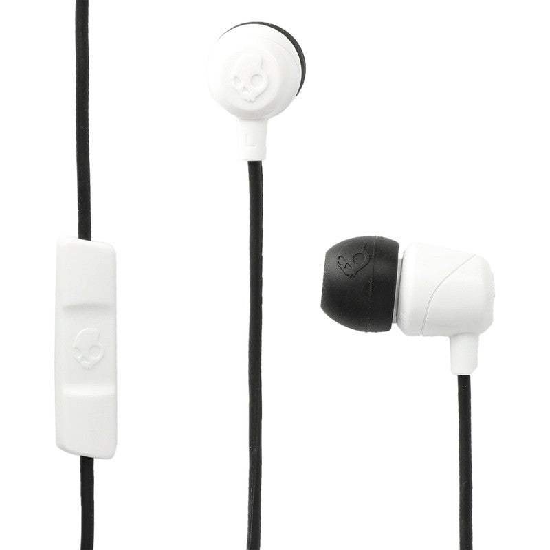 STRAYER Skullcandy Jib Wired Earbuds with Microphone in Black Pouch