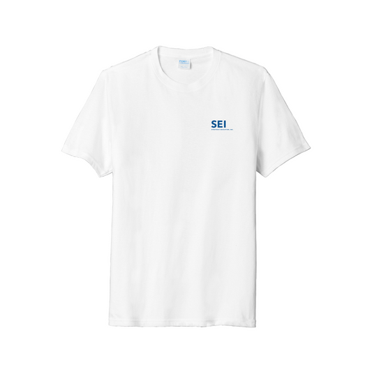 SEI - Port & Company Fan Favorite Blend Tee - White