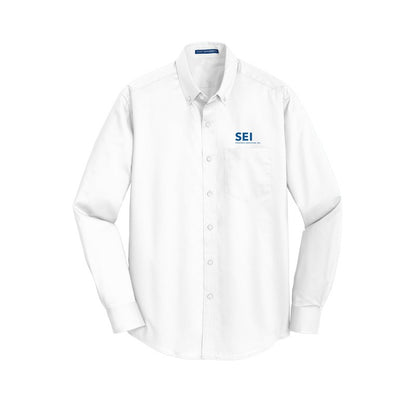 SEI - Port Authority SuperPro Twill Shirt - White