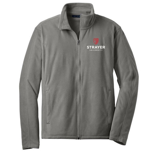 NEW STRAYER Men's Microfleece Jacket - Pearl Grey