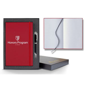 STRAYER HONORS Matra Banded Medium Journal Gift Set - RED