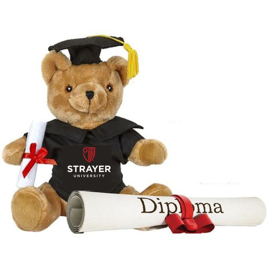 NEW STRAYER Extra Soft Style 10" Graduation Bear