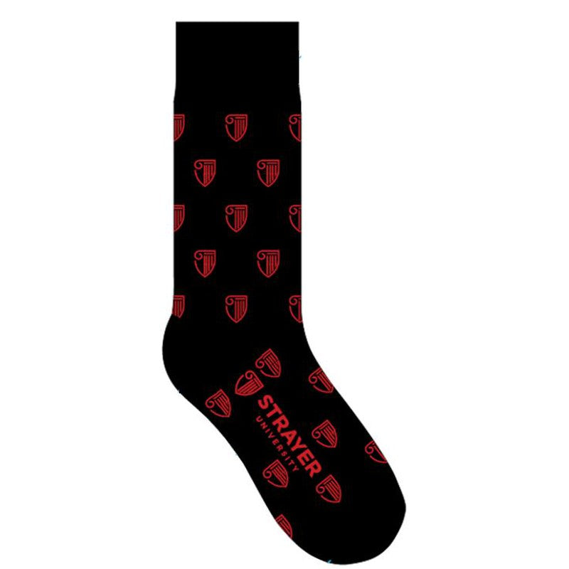 NEW Strayer Socks Black/Red